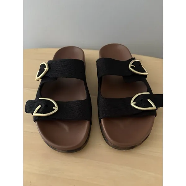 Rothy’s The Buckle Slide Black Womens Size 7 - Image 2