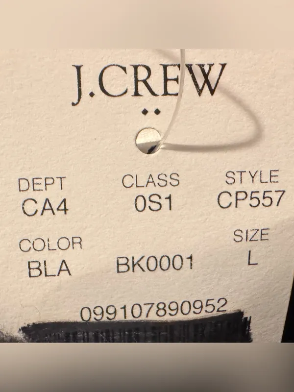 J.Crew Ruffle Neck Sweater Dress Womens Large Soft Knit Long Sleeve CP557 Black - Image 8