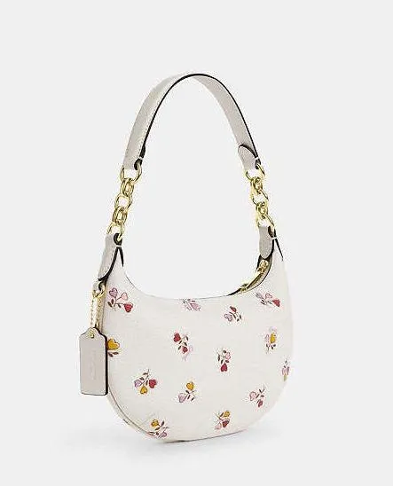 Coach Mini Payton Bag With Heart Print CX609 NWT Chalk Multi - Image 3