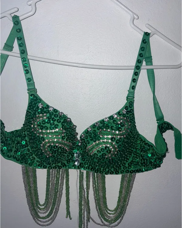 Britney Spears custom Halloween costume Green Size M - Image 3
