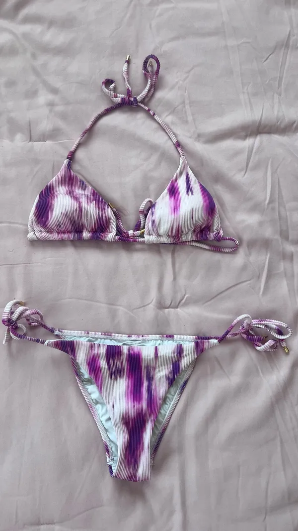 Salty Crew Magenta Design Bikini set - Image 3
