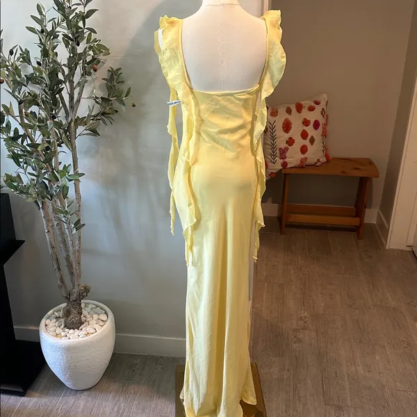 Princess Polly Lanai Maxi Dress Lemon New! - Image 9