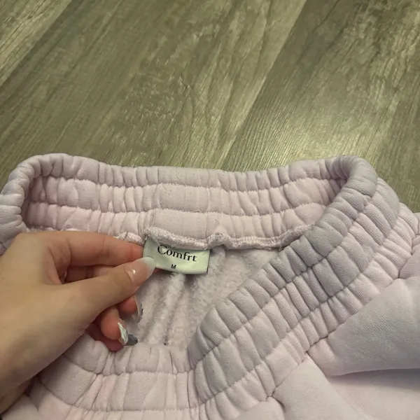 Comfrt Pastel Pink Heavyweight Sweatpants - Image 5