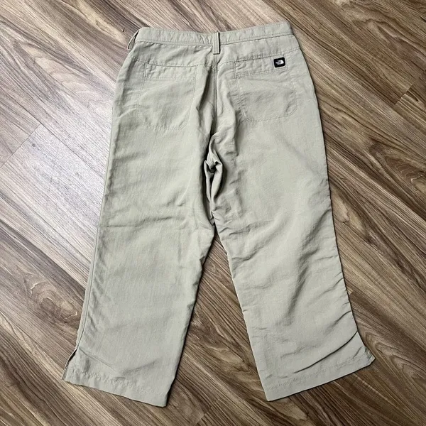 The North Face Size 4 Horizen Capri Pant Dune Beige Nylon‎ Straight Leg Women's - Image 13