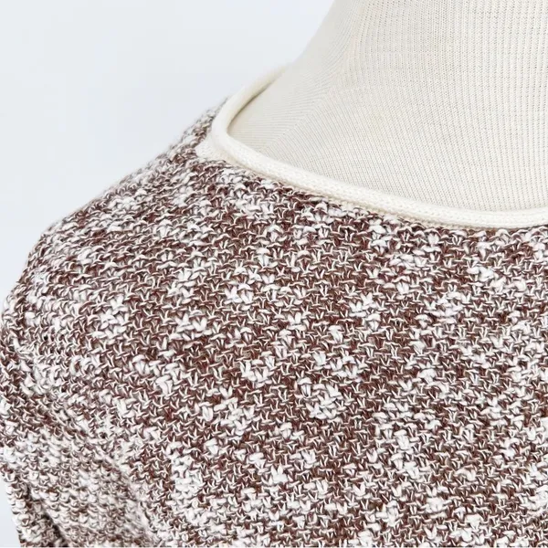 Oona Short Sleeve Sweater Boat Neck Made in New England Sz M - Image 4