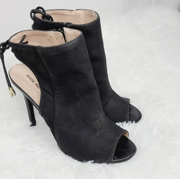 Shoe Republic open to ankle lace up heels sz 8 - Image 3
