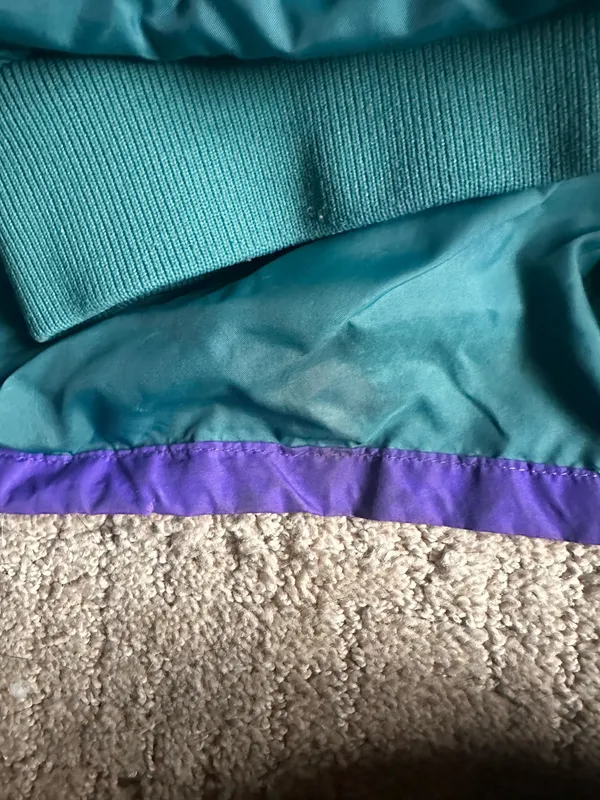 Columbia Men’s Jacket Full-Zip color block purple teal - Image 8
