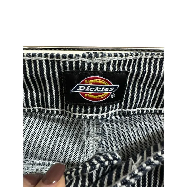 Dickies women's relaxed‎ fit hickory stripe carpenter pants size 27R - Image 3