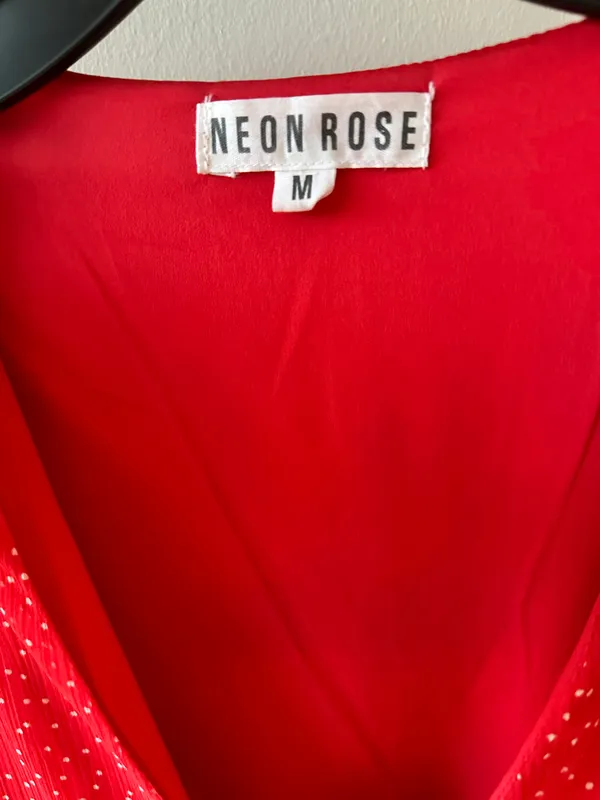 Red Belted Dress - Image 7