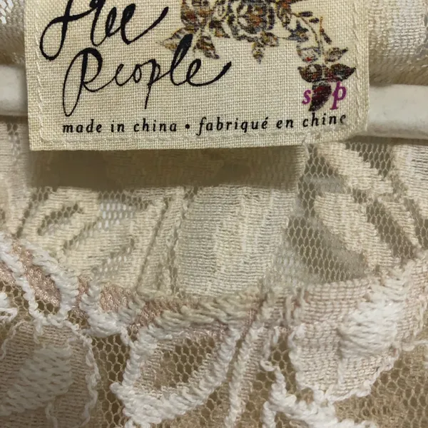 Free People Miles Of lace fit & flare‎ skater dress women’s size small petite. - Image 5