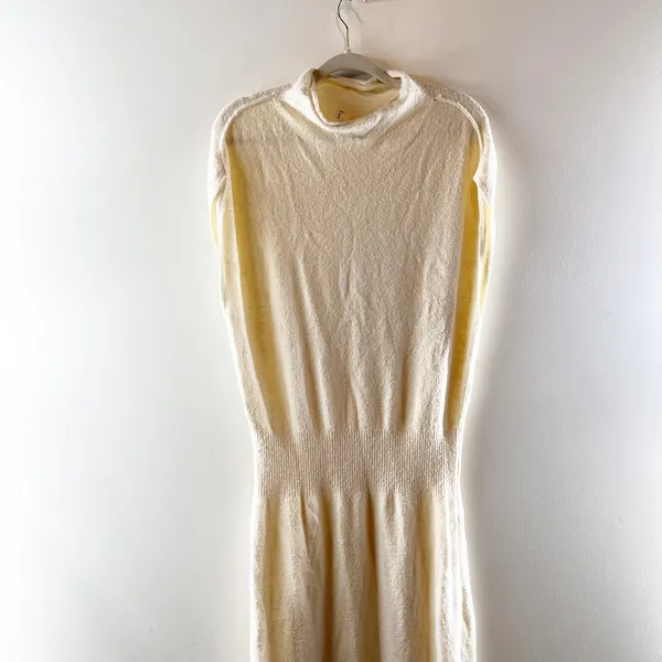 Daily Practice by Anthropologie Column Sweater Midi Dress Cream Large - Image 4