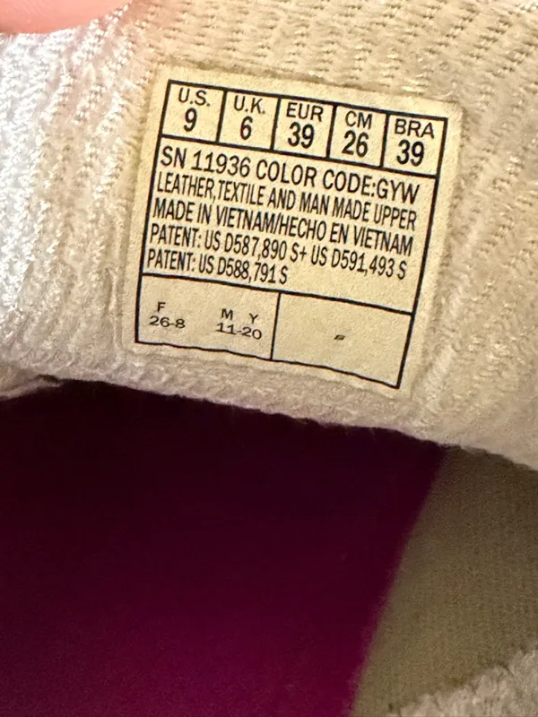 Skechers D'Lites Air-Cooled Memory Foam SN11936 Grey Size 9 Women's Sneakers - Image 6