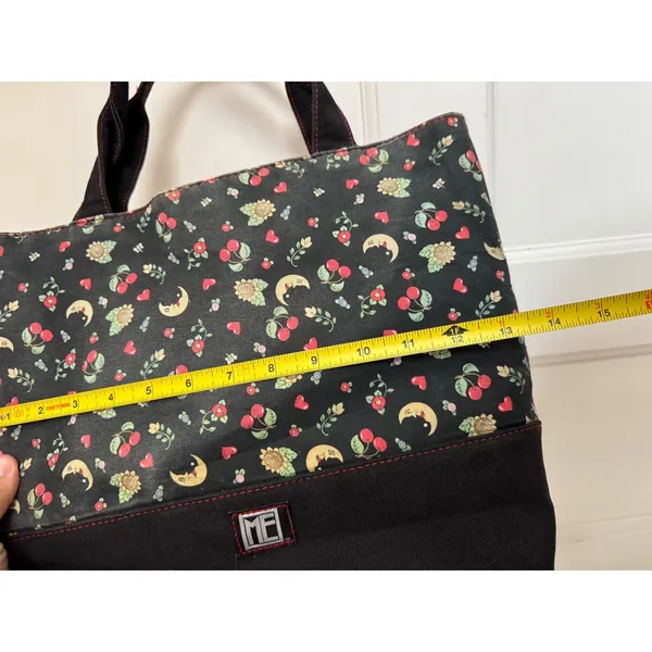 Vintage‎ Mary Engelbreit moon heart cherry sunflower print bag - Image 11