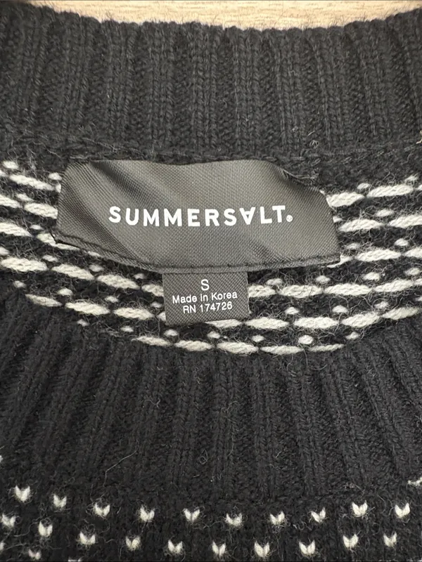 Summersalt Crewneck Balloon Sleeve Pullover Sweater Women Size Small - Image 5