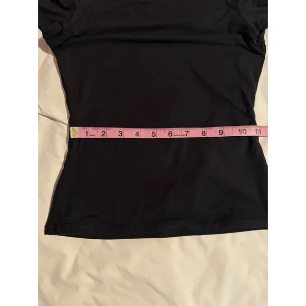 Unbranded Black Off The Shoulder‎ Short Sleeve Boat Neck Slim Fit Top Small - Image 5