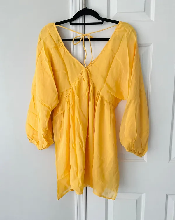 Anthropologie NWT Forever That Girl Flowy Mini Dress, Size S - Image 11