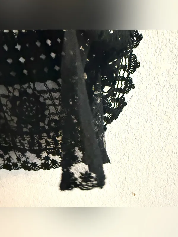 NWT Papillon Womens Crochet Lace Vest 100% Cotton Western Boho Size Small - Image 6