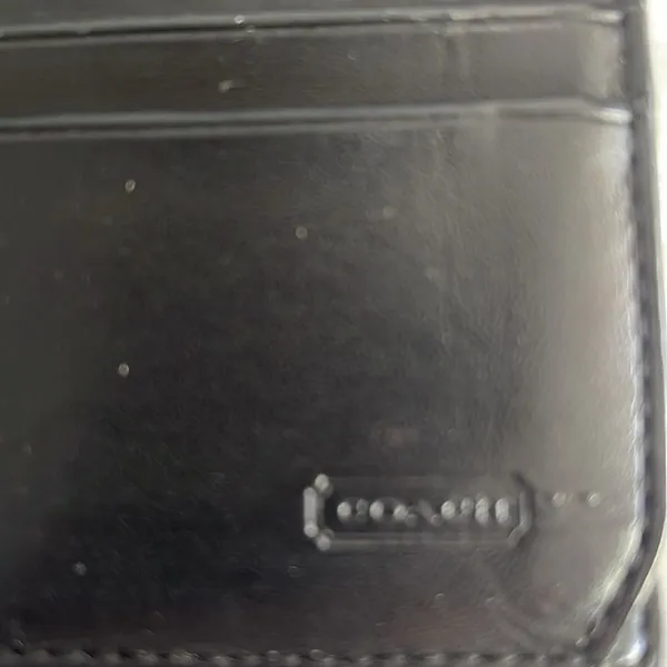 Coach Black and Brown Wallet Y2K Soho EUC - Image 4