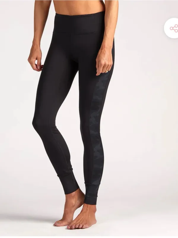 VUORI WOMEN'S ASYMMETRIC BLOCK‎ LEGGINGS size S - Image 7