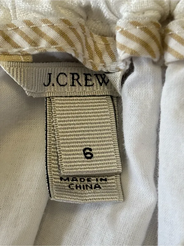 J.Crew Linen Mini Skirt Pull-on A-line Silhouette - Image 4