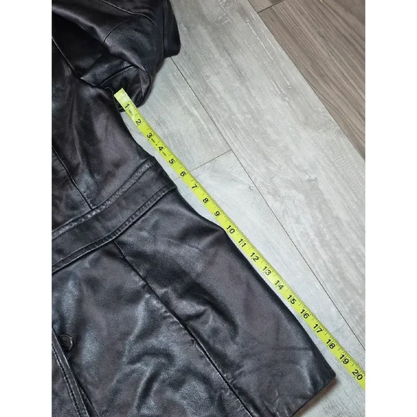 Black Leather Button - Image 7