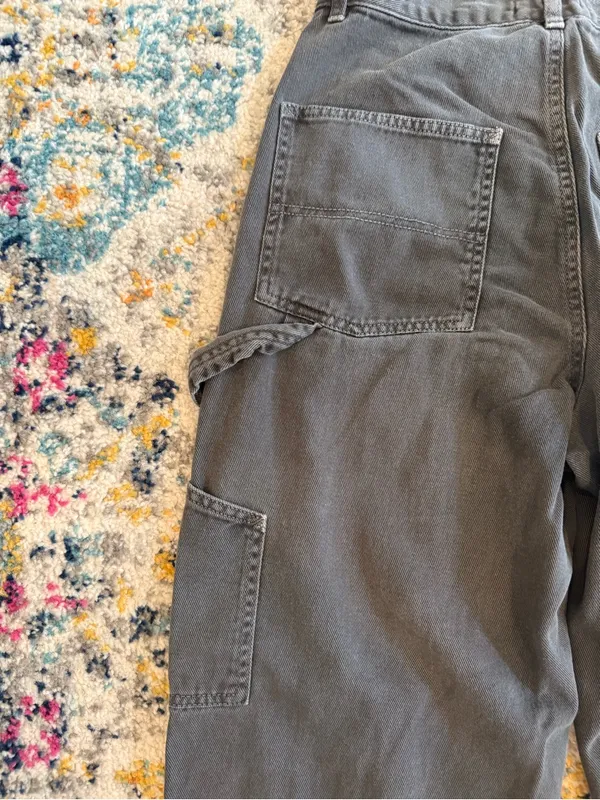 Garage Gray Straight-Leg Pants - Image 8