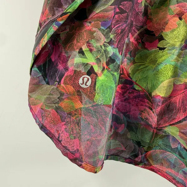 Lululemon Skirt Skort SZ 2 Hotty Hot Vivid Floral Run Athletic Lined High Rise - Image 8
