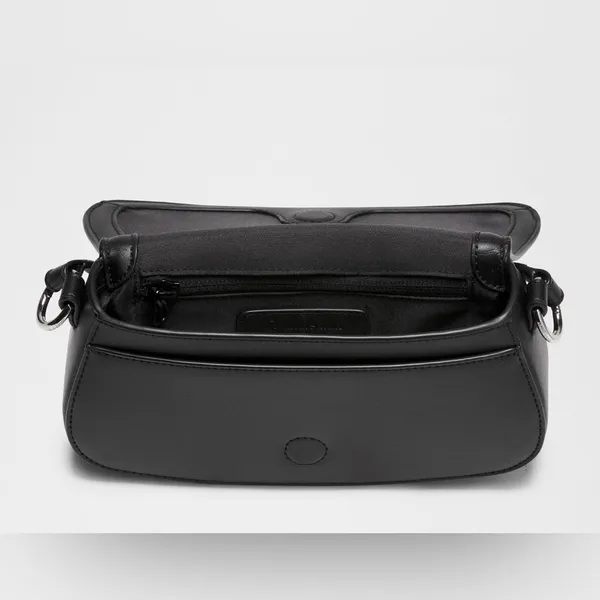 Lululemon NWT Leather Alternative Cactus Mini Bag 1.2L Black & Silver Hardware - Image 5