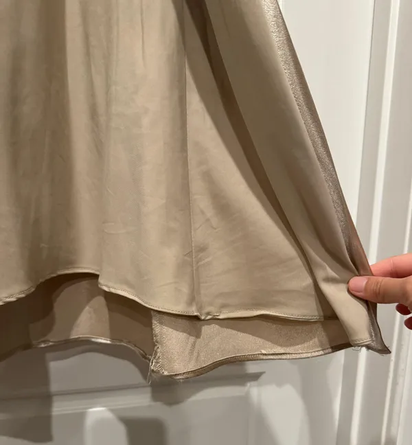 Birdy Grey Kira Dress In Neutral Champagne - Image 4