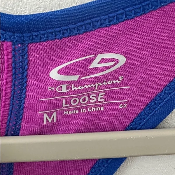 C9 by Champion Womens Tank Top Purple Blue Racerback Loose Fit Medium - Image 3