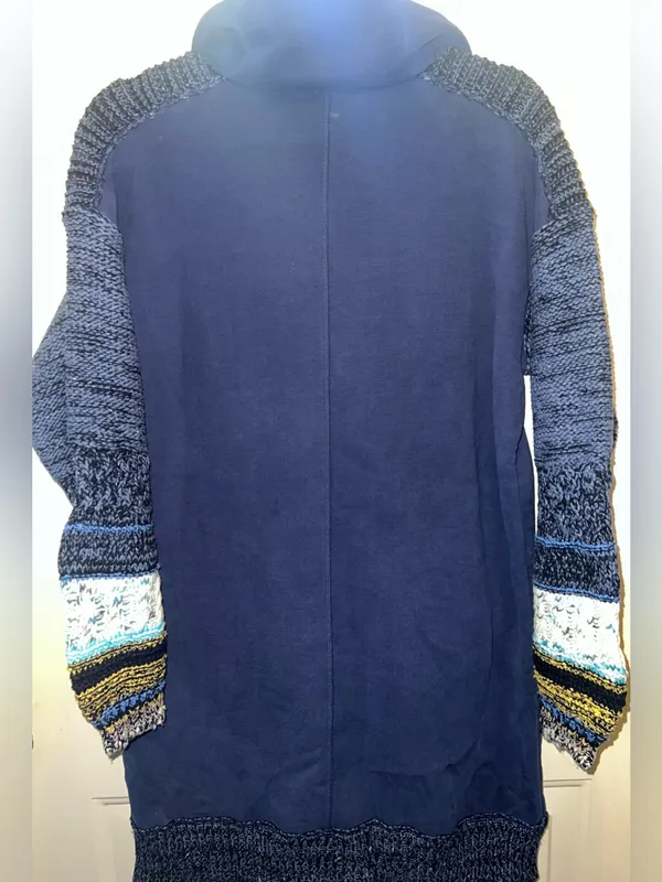 Daily Practice by Anthropologie Cozy Cowl Neck Tunic Dress med - Image 4