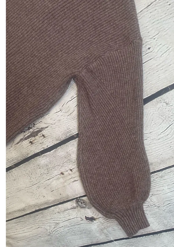 Open Front Ribbed Knit Cardigan - Image 13