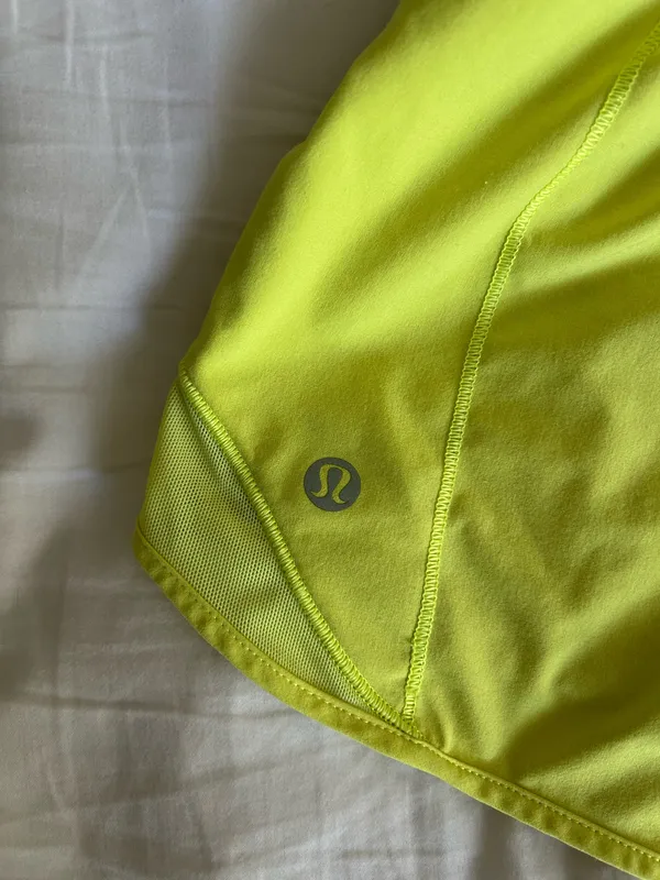 Highlight Yellow Lululemon Shorts - Image 3