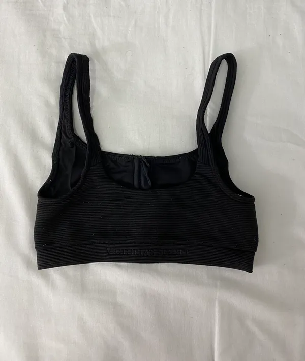 Black Sport Bra - Image 3