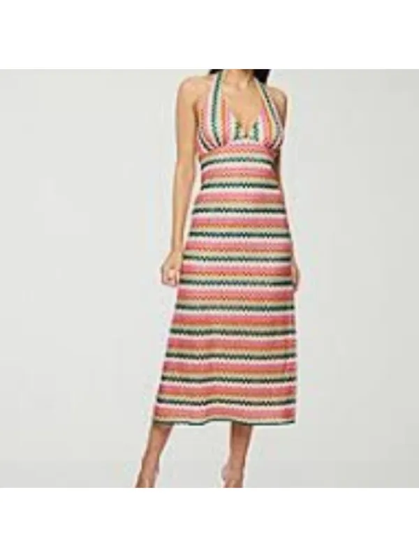 Premier Amour Multicolor Lace Dress NWT Chevron Sz XL - Image 4