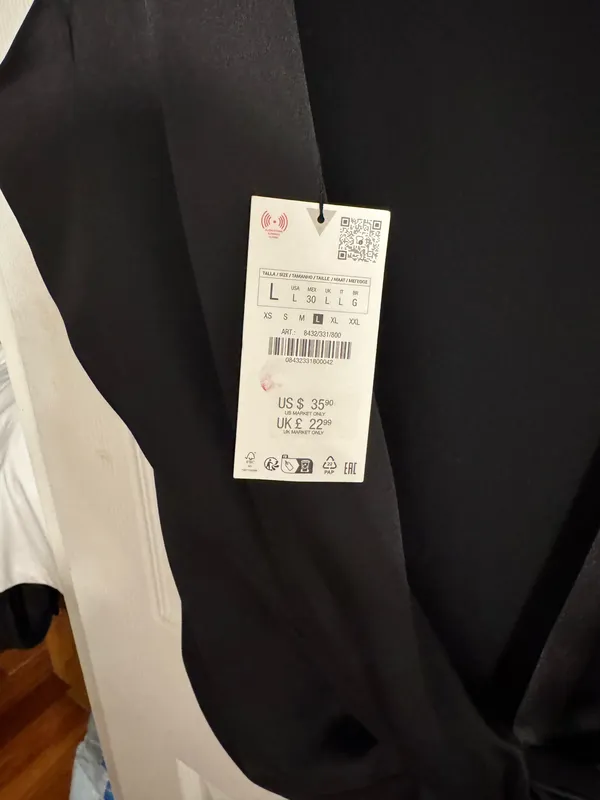 zara black top - Image 4