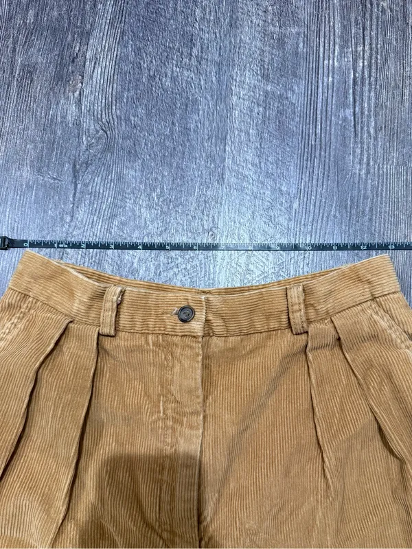 Charter Club by Jane Justin Vintage Corduroy High Waisted Wide Leg Long Shorts - Image 3