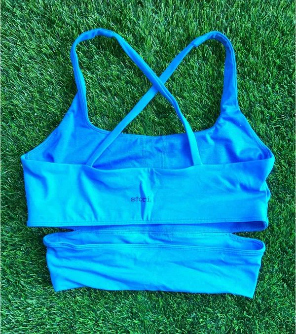 Stori Sports Bra Top Blue - Image 2