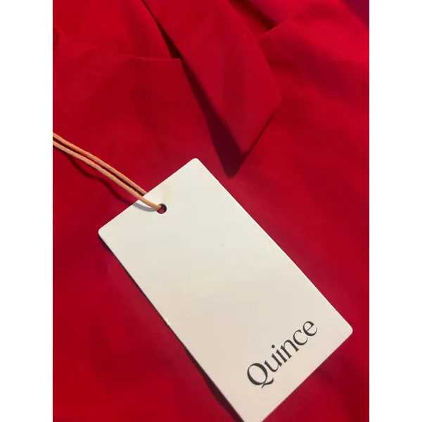 QUINCE Italian Underwire One Piece Swimsuit NWT Cherry Red Size XS SLOW FASHION - Image 7