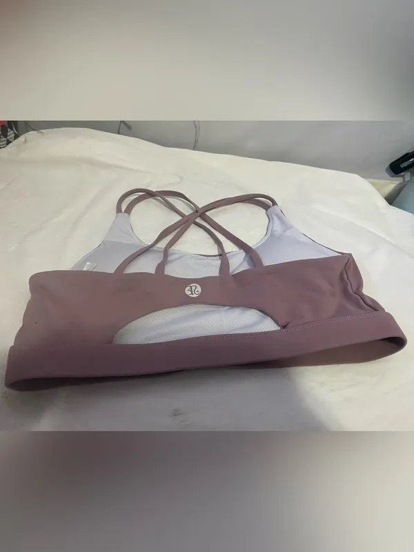 Mauve Strappy Bralette - Women Intimates & Sleepwear - Image 2