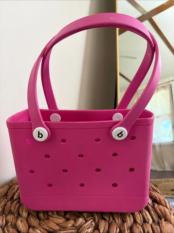 Pink Mini Bogg Bag with Barbie Charms - Image 5