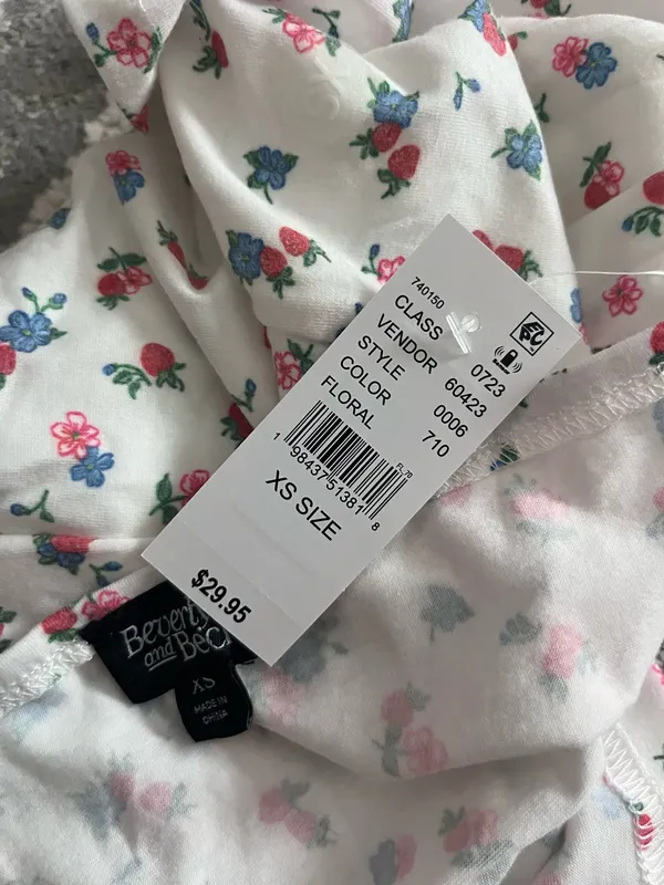 New with tags PacSun floral halter tank top XS - Image 4