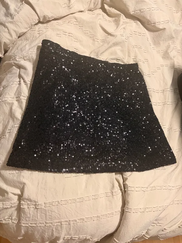 Black Sequin Skort - Image 3
