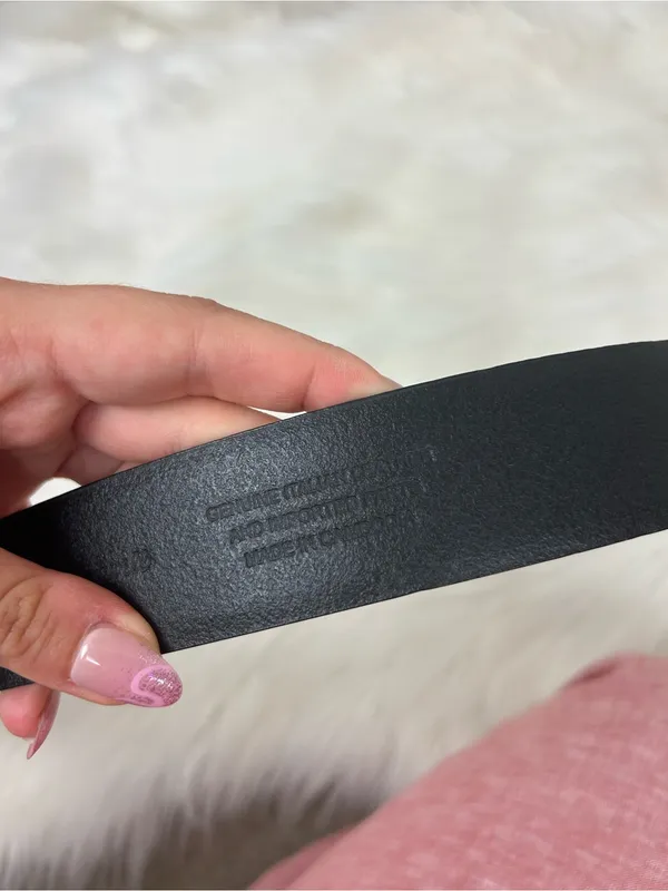 Madewell Black Leather Chunky Waist Belt - Image 14