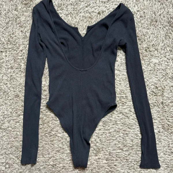 Urban Outfitters Low Back Long Sleeve Bodysuit - Image 2