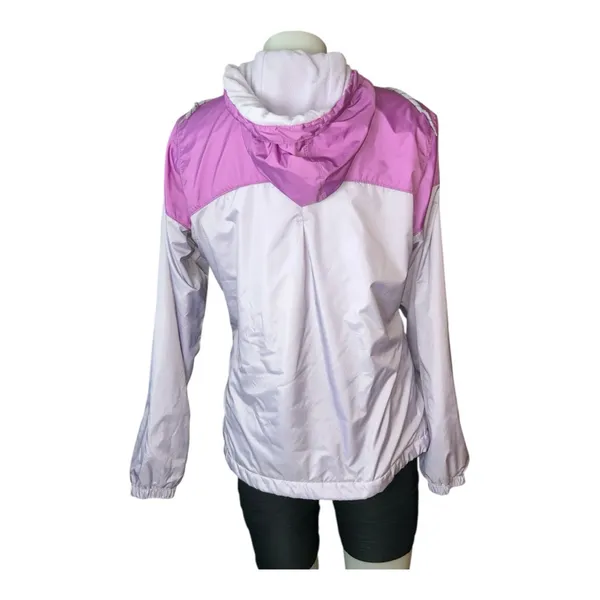 Columbia windbreaker hoodie fleece lined Sz M Women's Lavender Lilac Ski - Image 9
