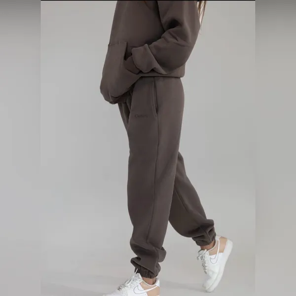 NWT COMFRT Signature Small Chocolate Sweatpants Unisex - Image 3