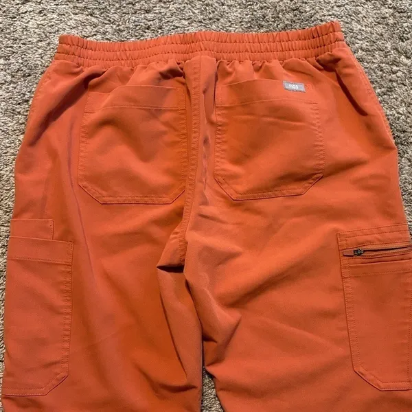 Figs‎ Women's Terracotta Yola Skinny Straight Leg Scrub Pants Medium - Image 7