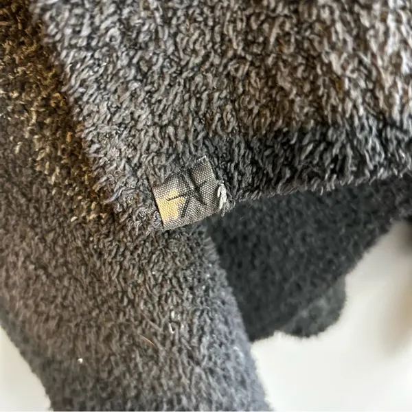 Barefoot Dreams CozyChic Coastline Grey Pullover Poncho One Size - Image 13