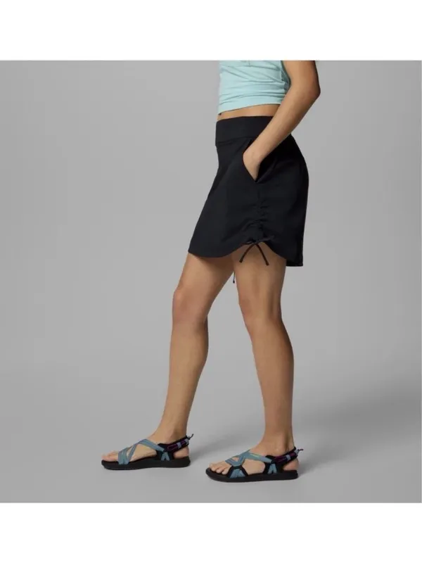 NEW Columbia All Seasons Ruched Skort M Black Hiking Fishing Athletic MEDIUM - Image 3